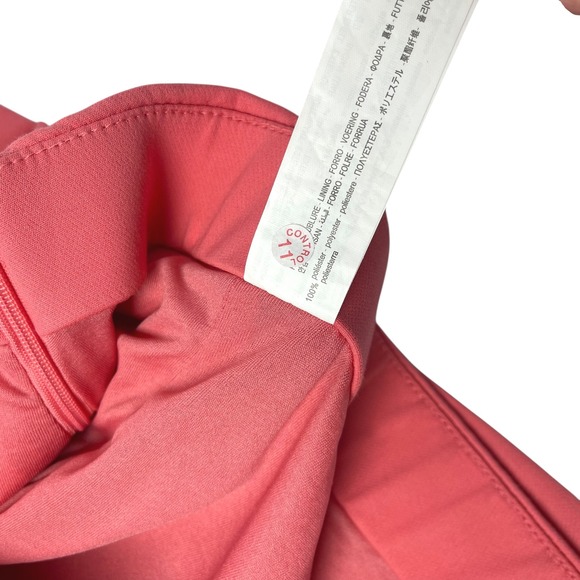 ZARA Hot Pink Mini Skirt Button Front‎ Sz L Lined Barbiecore Preppy - Picture 7 of 9
